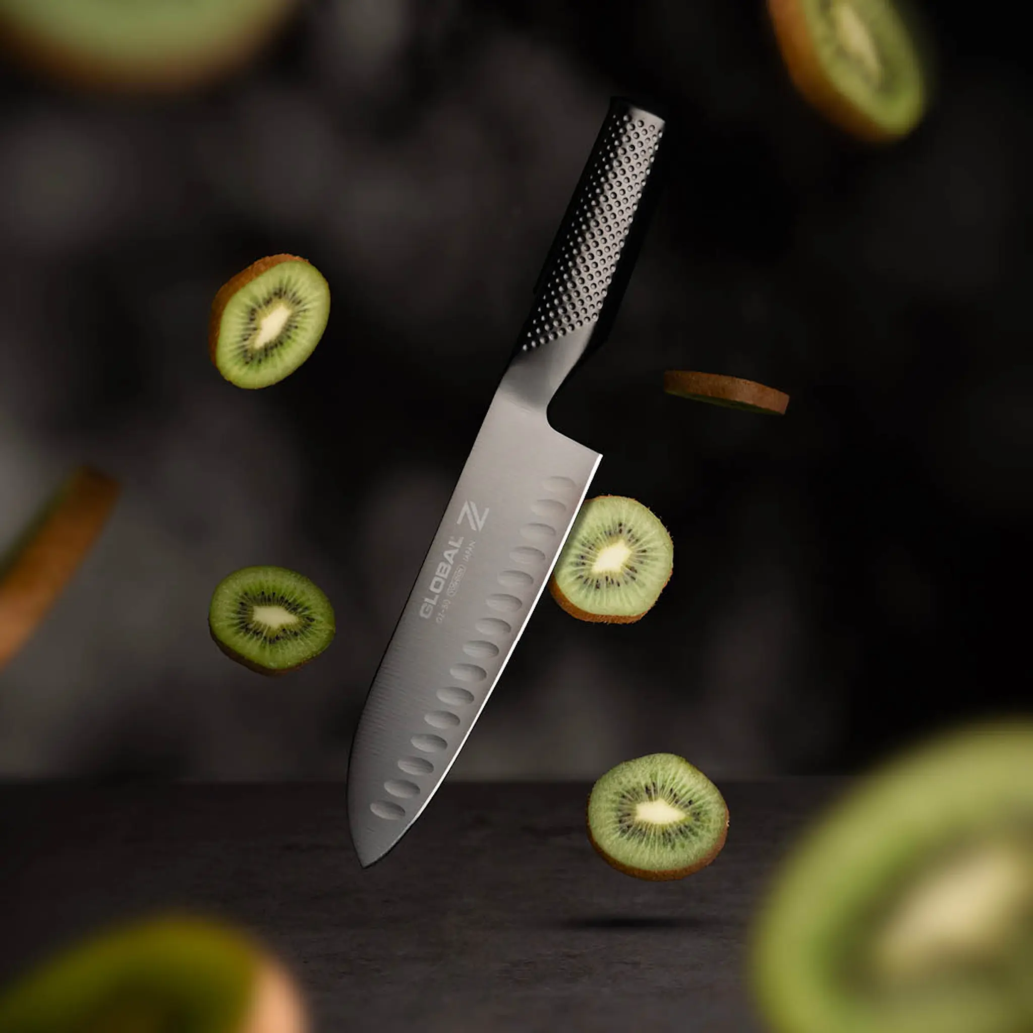 Global Global Z GZ-80 santokukniv 18 cm olivslipad