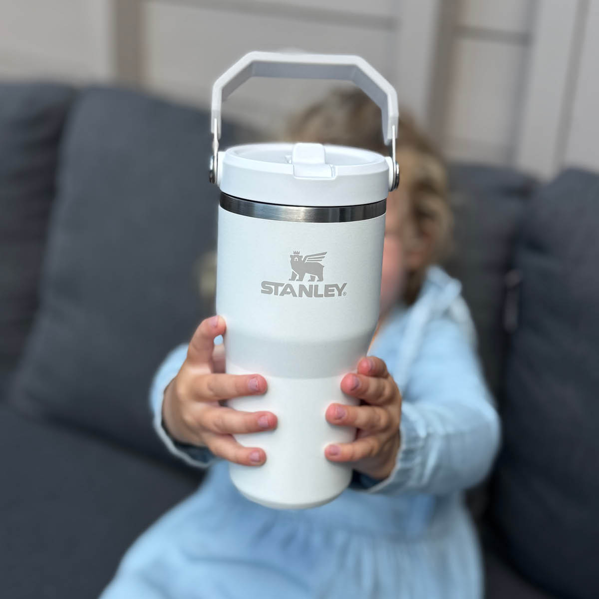 Stanley Iceflow flip straw tumbler termoflaske 0,6L frost