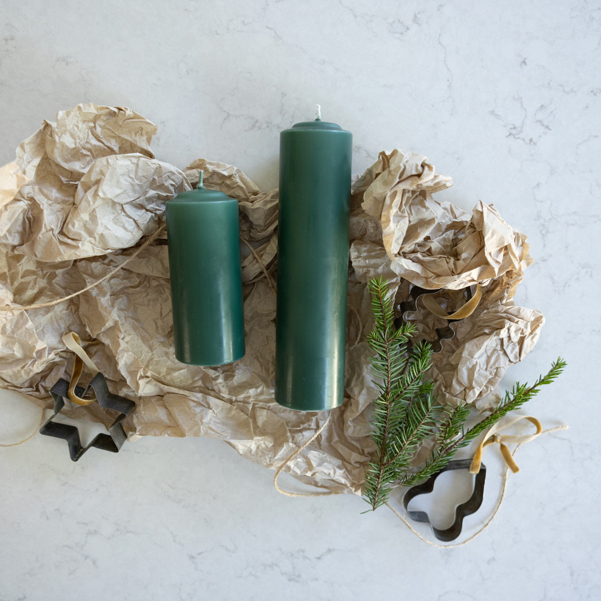 Liljeholmens Gilleljus Pöytäkynttilä 20 cm Vihreä