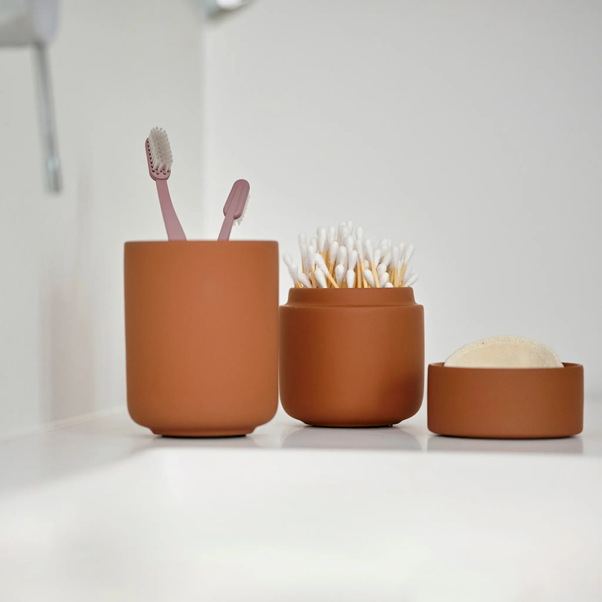 Zone Ume tannbørsteholder 10 cm terracotta hover