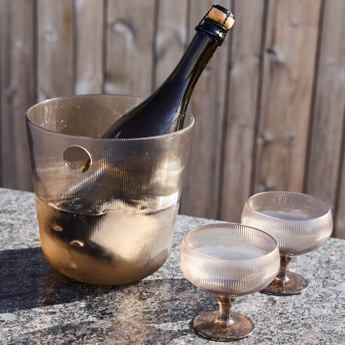 Sagaform Billi vinkylare 18x18 cm 3 L brun