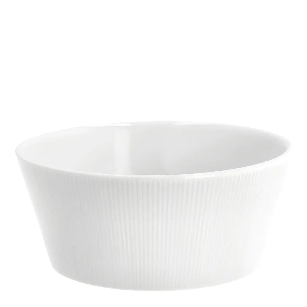 Eventail skål 0,5L hvit