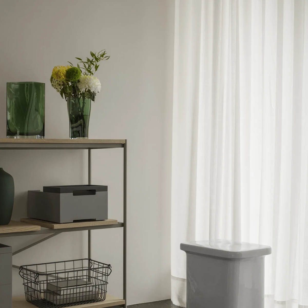 Blomus Duasis vas S 21x18x10 cm grön