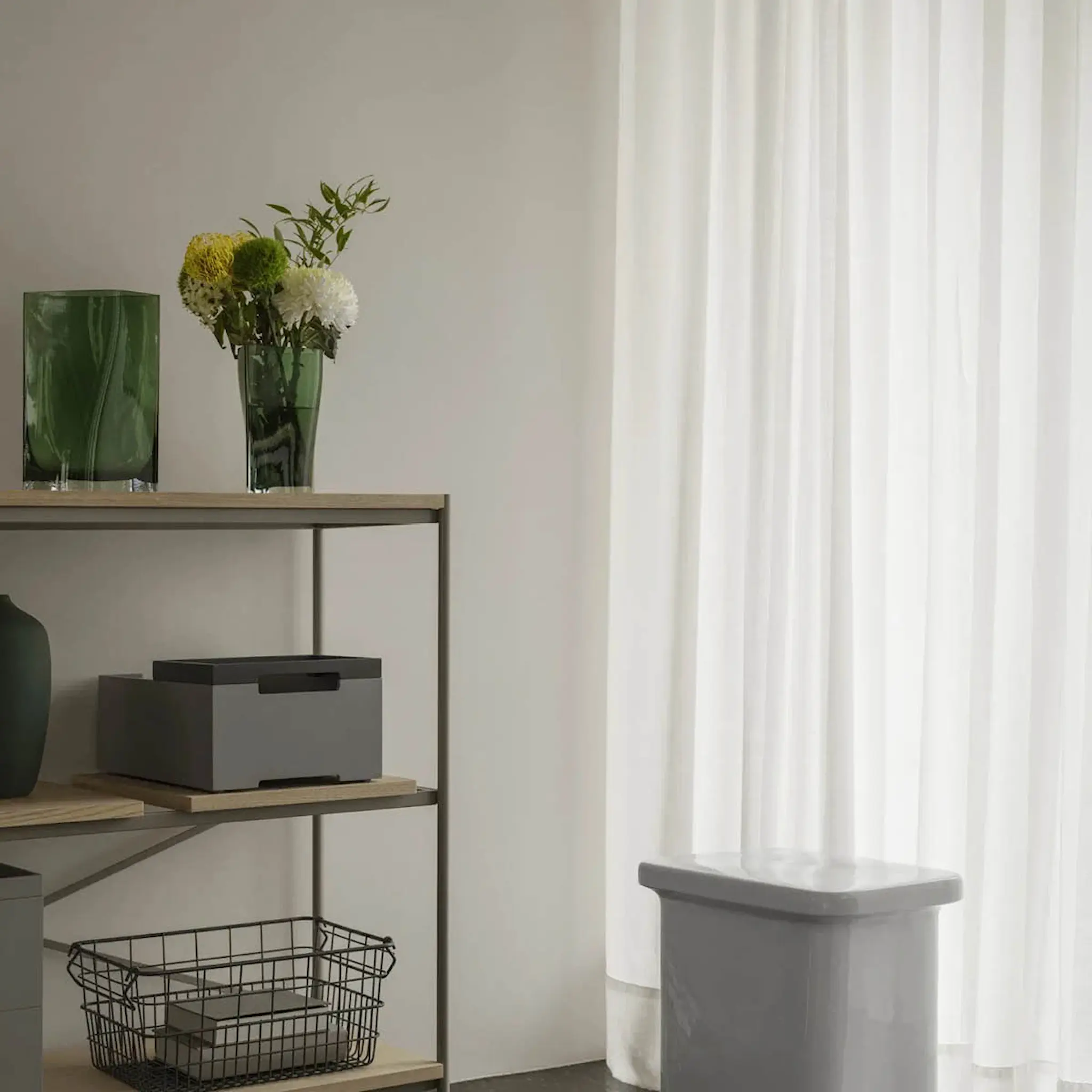 Blomus Duasis vas S 21x18x10 cm grön