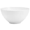 Plissé Skål 20 cm 1,65L Vit