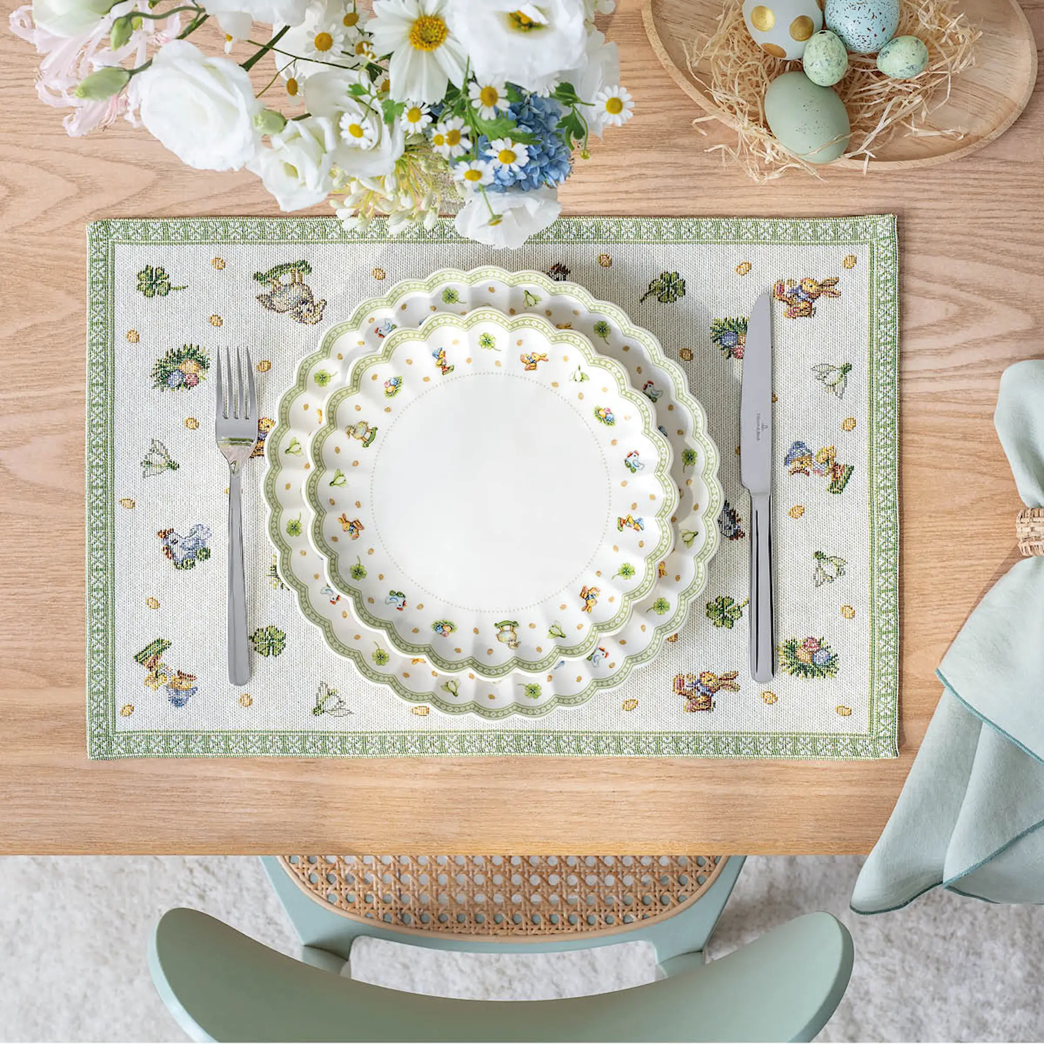 Villeroy & Boch Easter Delight tallrik 27 cm vit