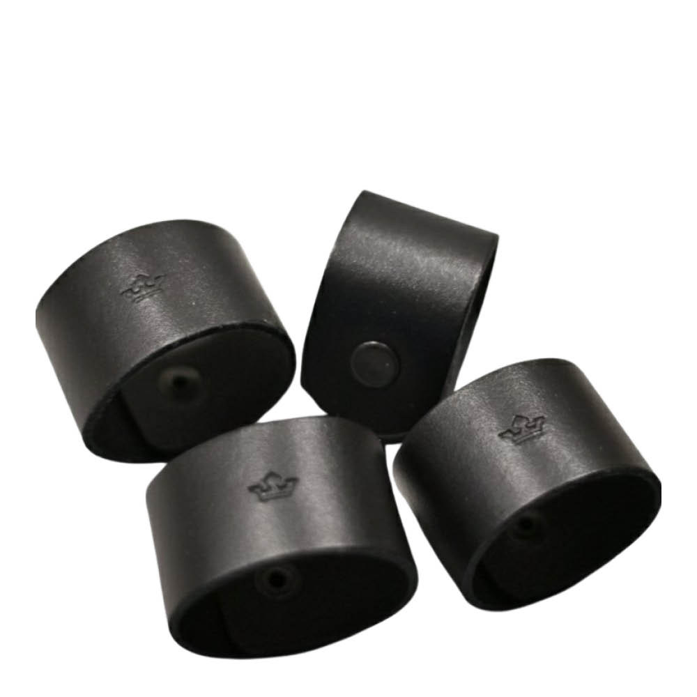 Nordan Home - Lautasliinarengas 3 cm 4 kpl Musta