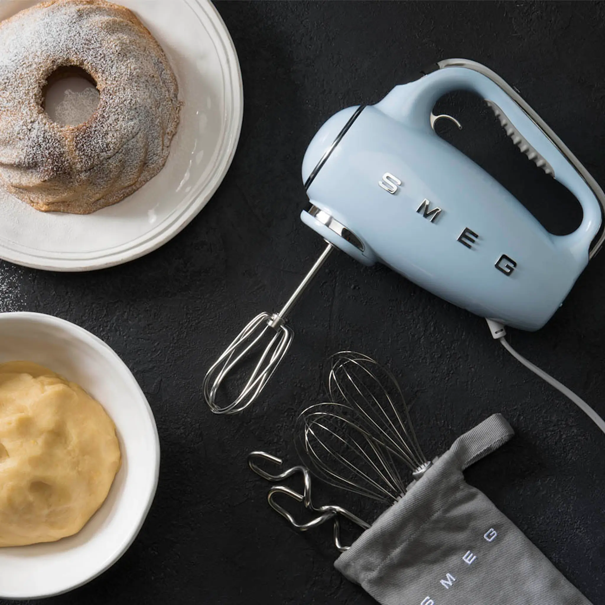 Smeg Smeg Elvisp HMF01 Pastellblå