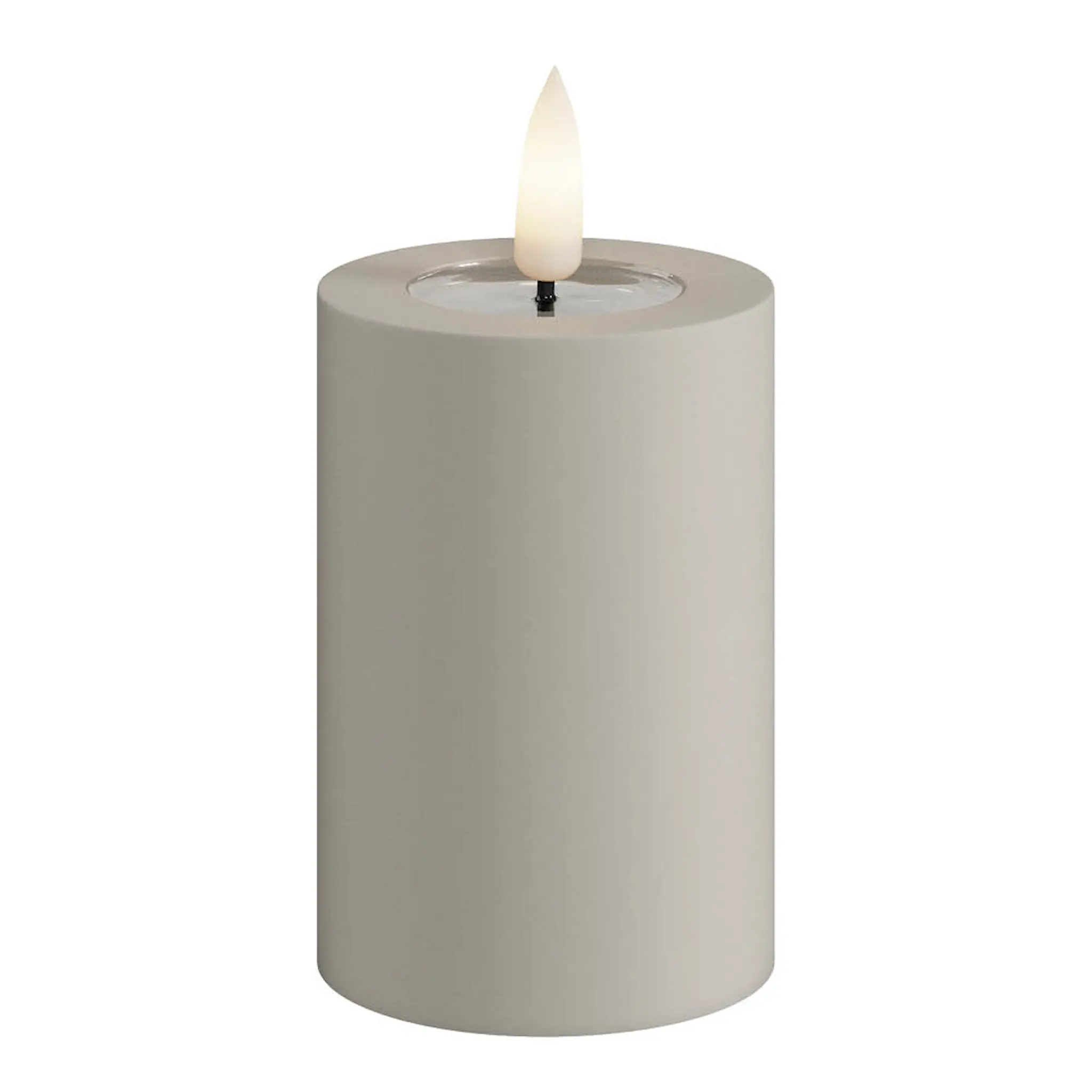 DeluxeHomeart LED utomhus blockljus 5 x 7,5 cm sand