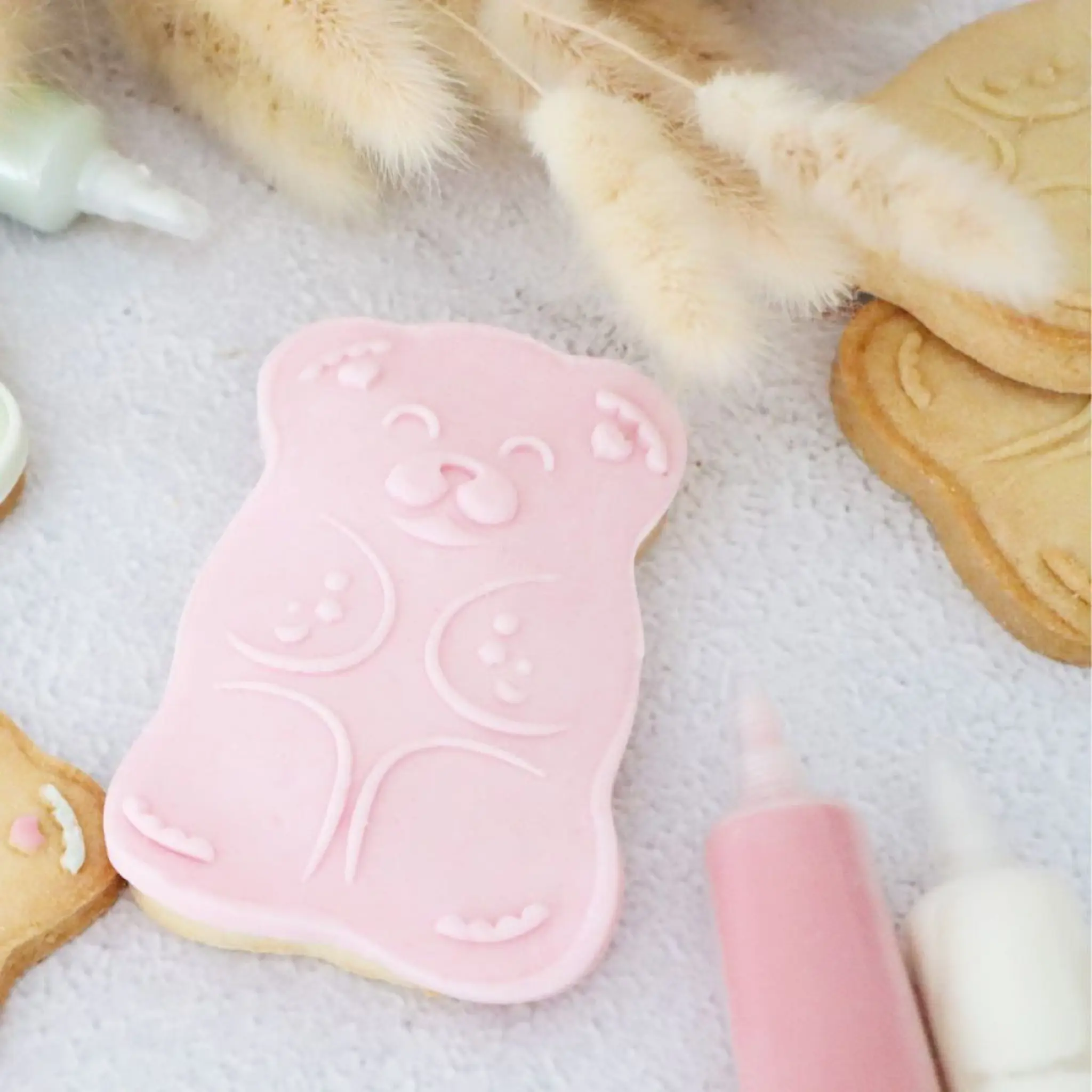 ScrapCooking Sockerpasta 250 g rosa