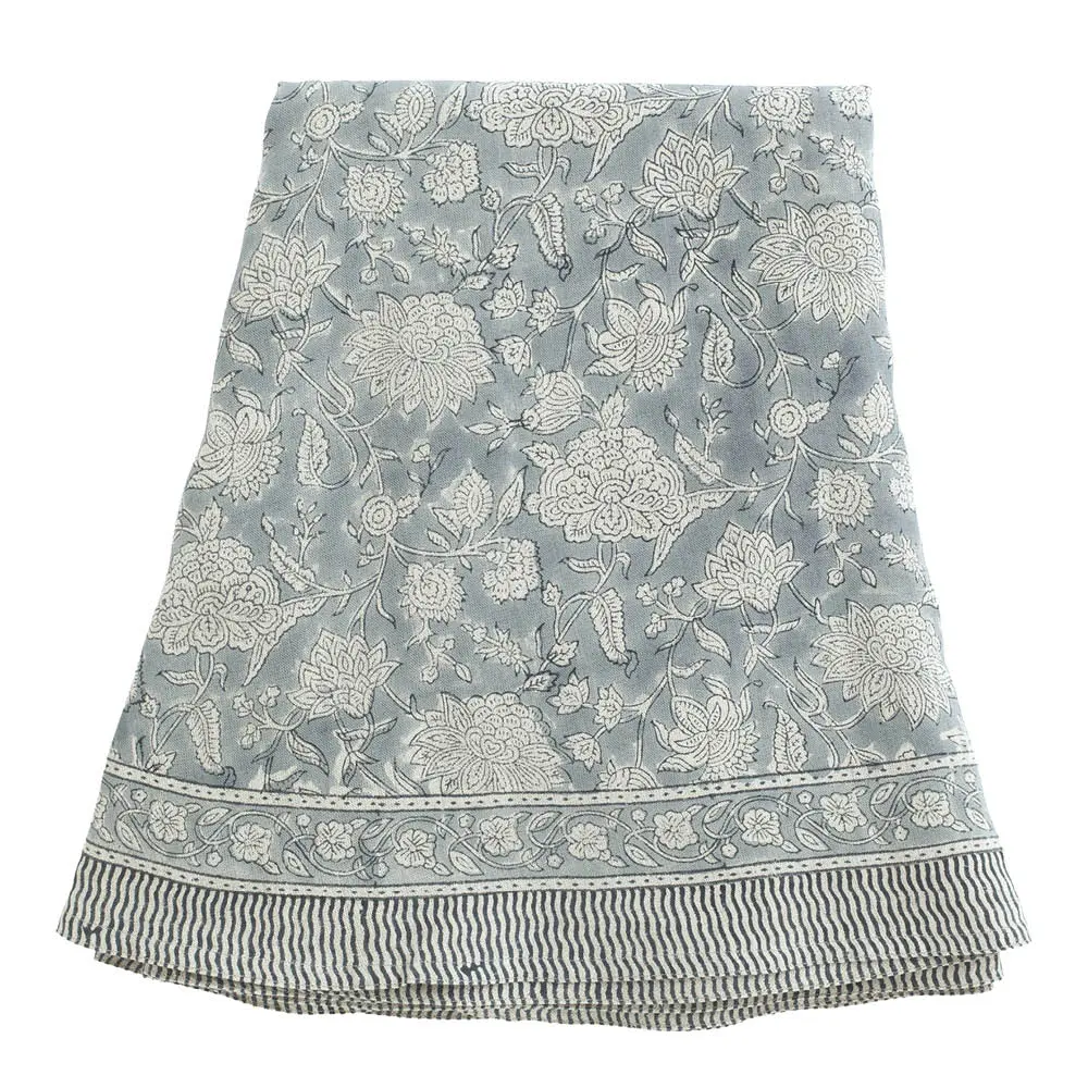 Indian Rose Pyöreä Pöytäliina 220 cm Dusty Blue
