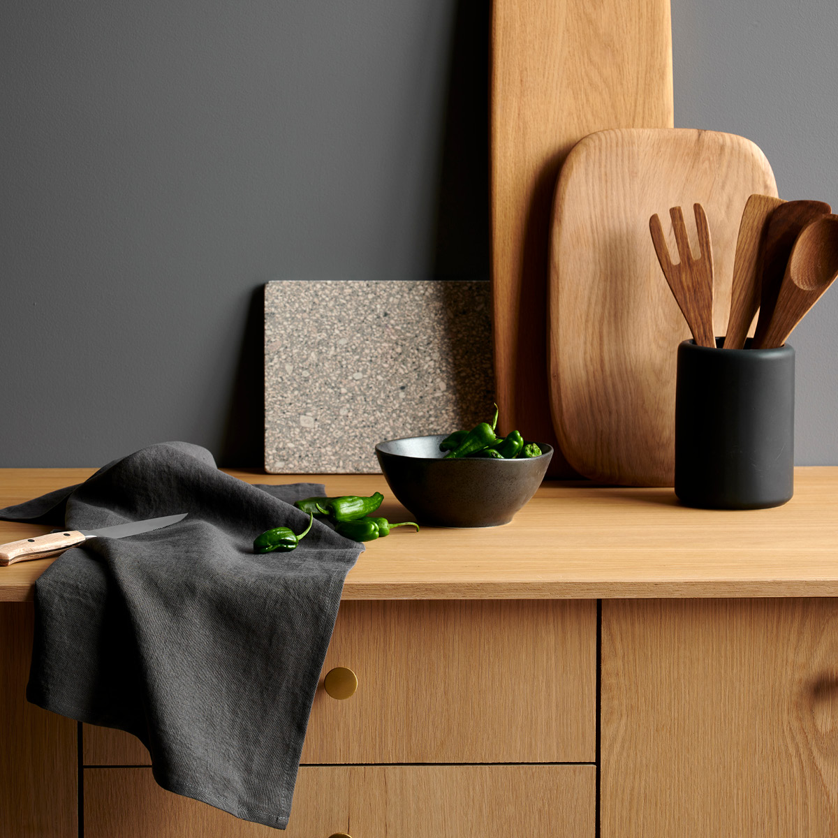 Södahl Pure Linen Kökshandduk 50x70 cm Earth