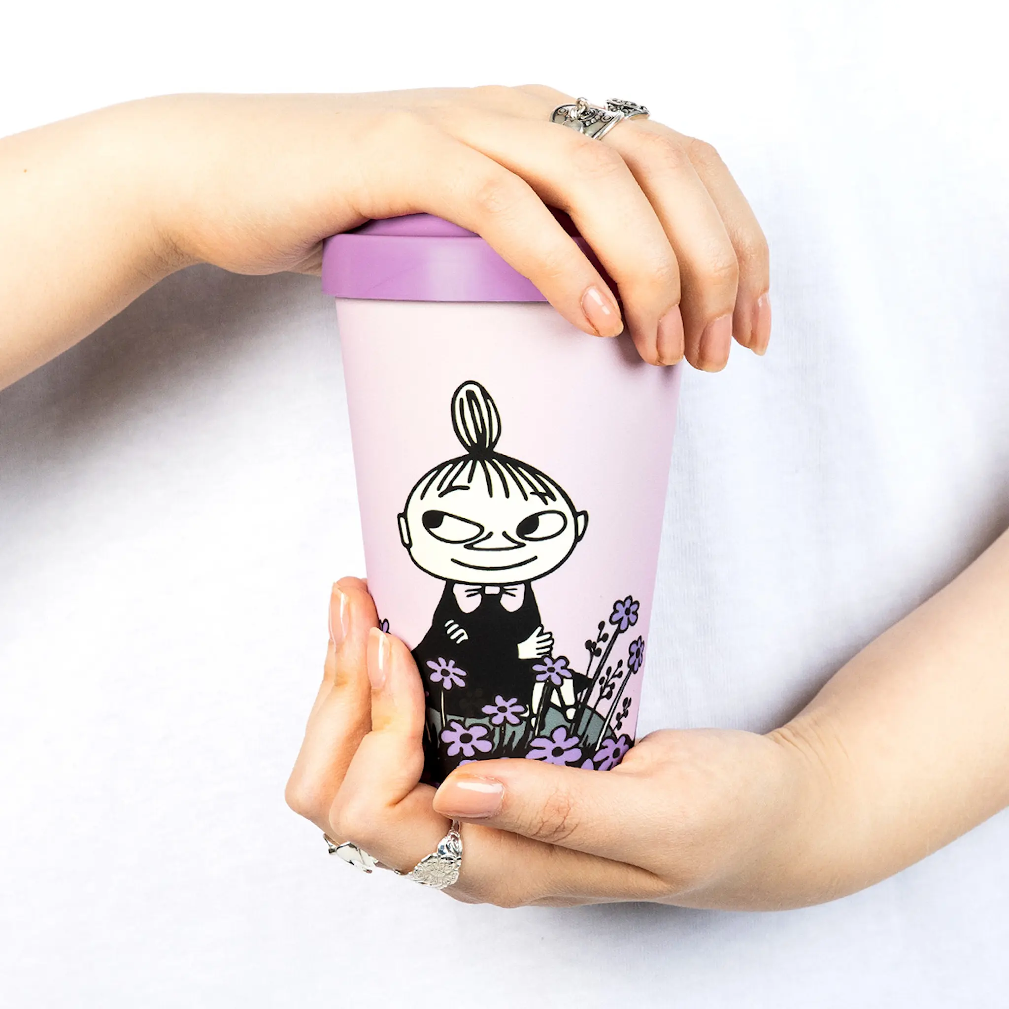 Nordicbuddies Mumin take away mugg 45 cl Lilla My på sommaren lila