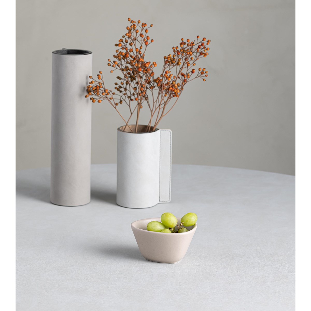 LIND DNA Curve Stoneware Skål S 11x10 cm Sand