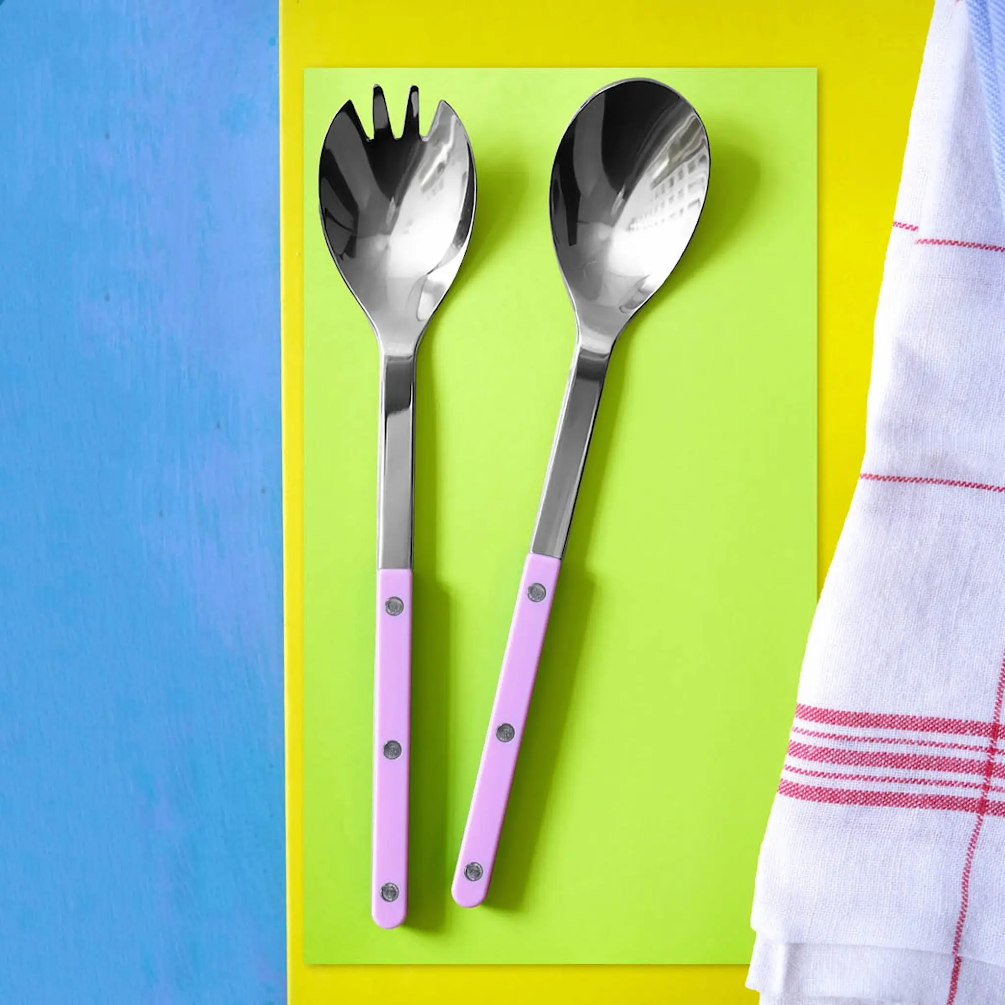 Sabre Bistrot salaattiottimet 26 cm 2 kpl pinkki