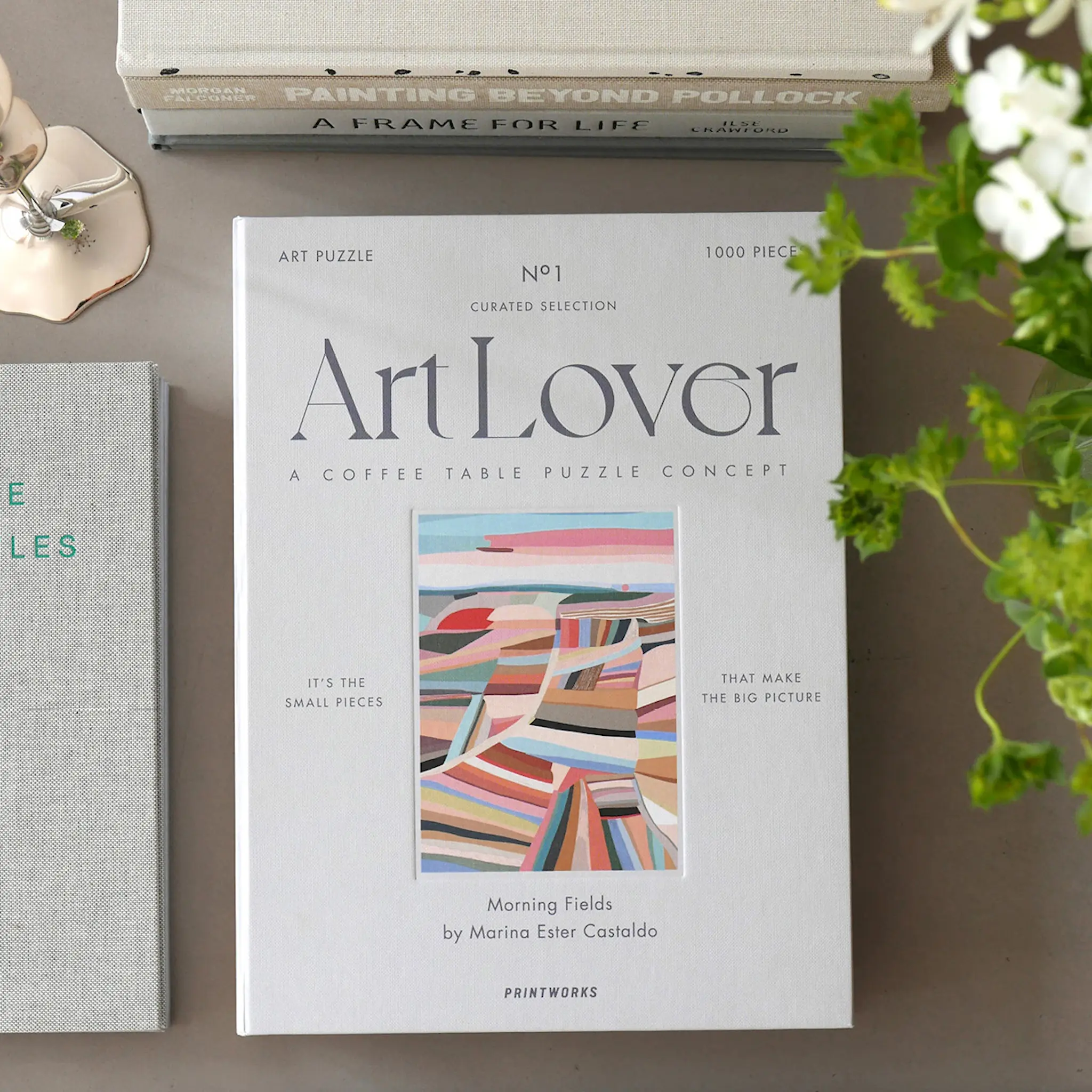Printworks Art Lover Book pussel morning fields 1000