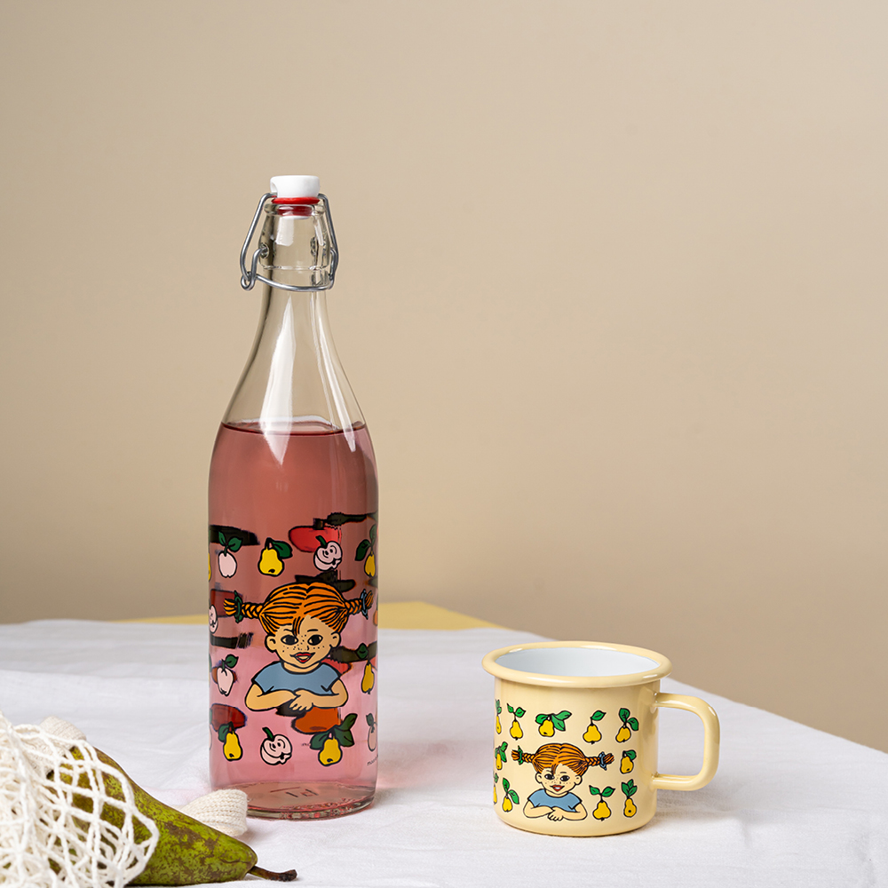 Muurla Pippi glassflaske 1L frukter klar