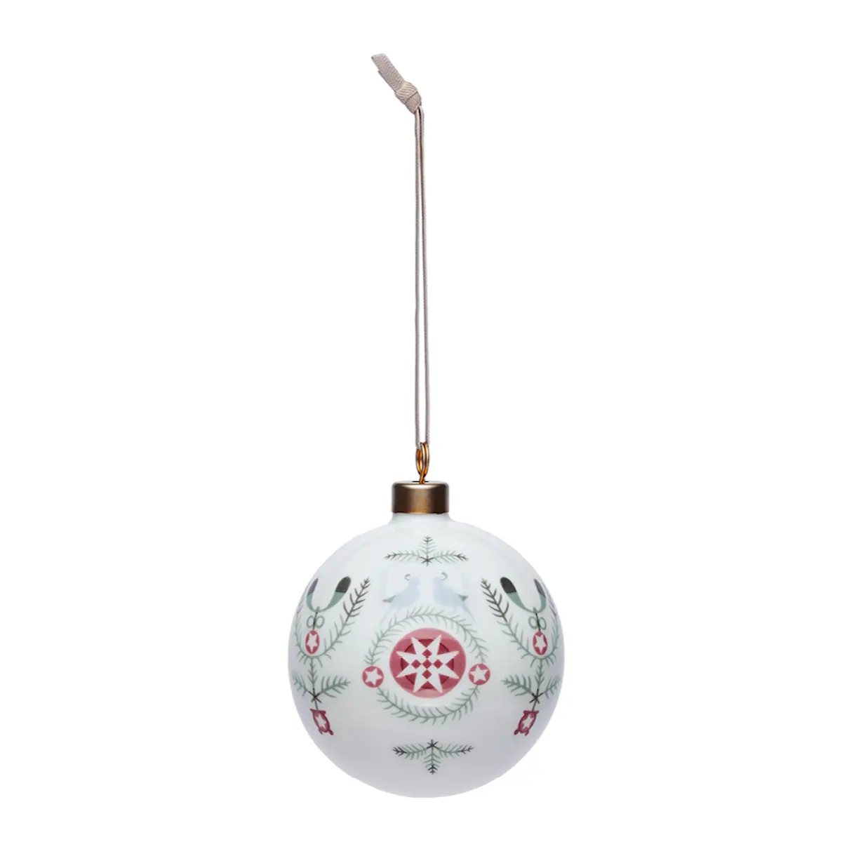 Rörstrand Swedish Grace Winter julkula 8 cm