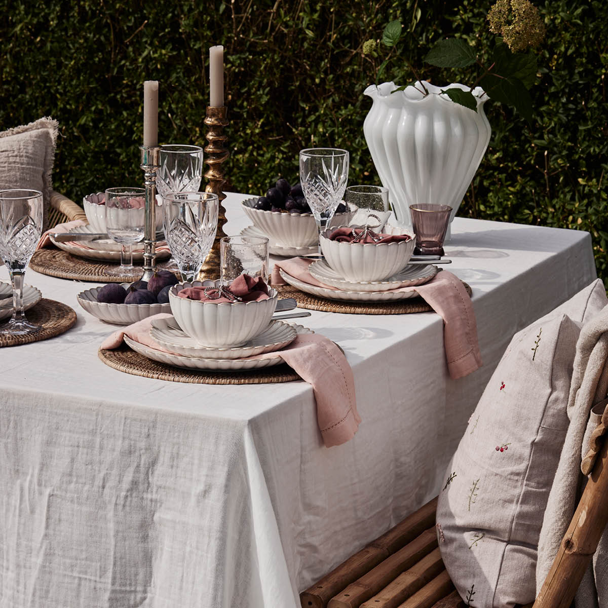 Lene Bjerre Verinne Maljakko 28,5 cm Valkoinen