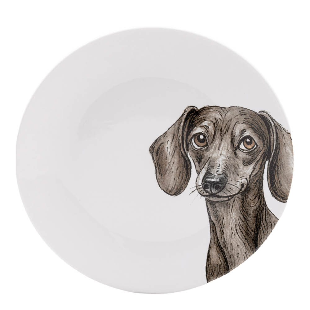 Sögne Home Moments of calm tallrik 21 cm hund