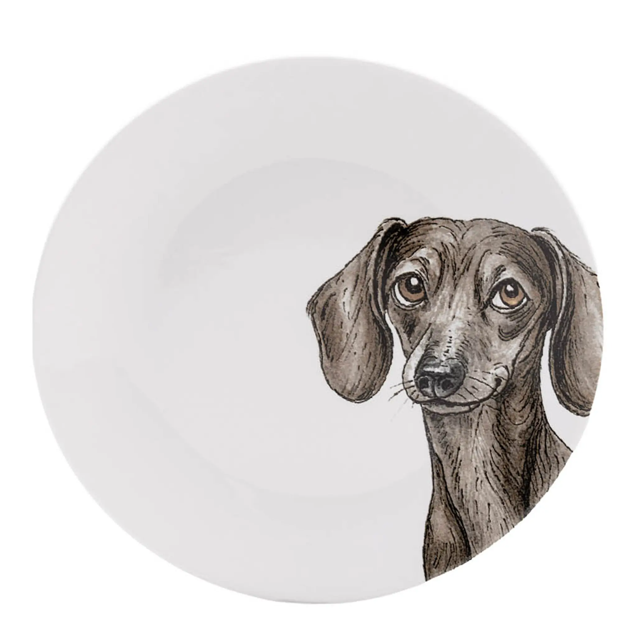 Sögne Home Moments of calm tallrik 21 cm hund