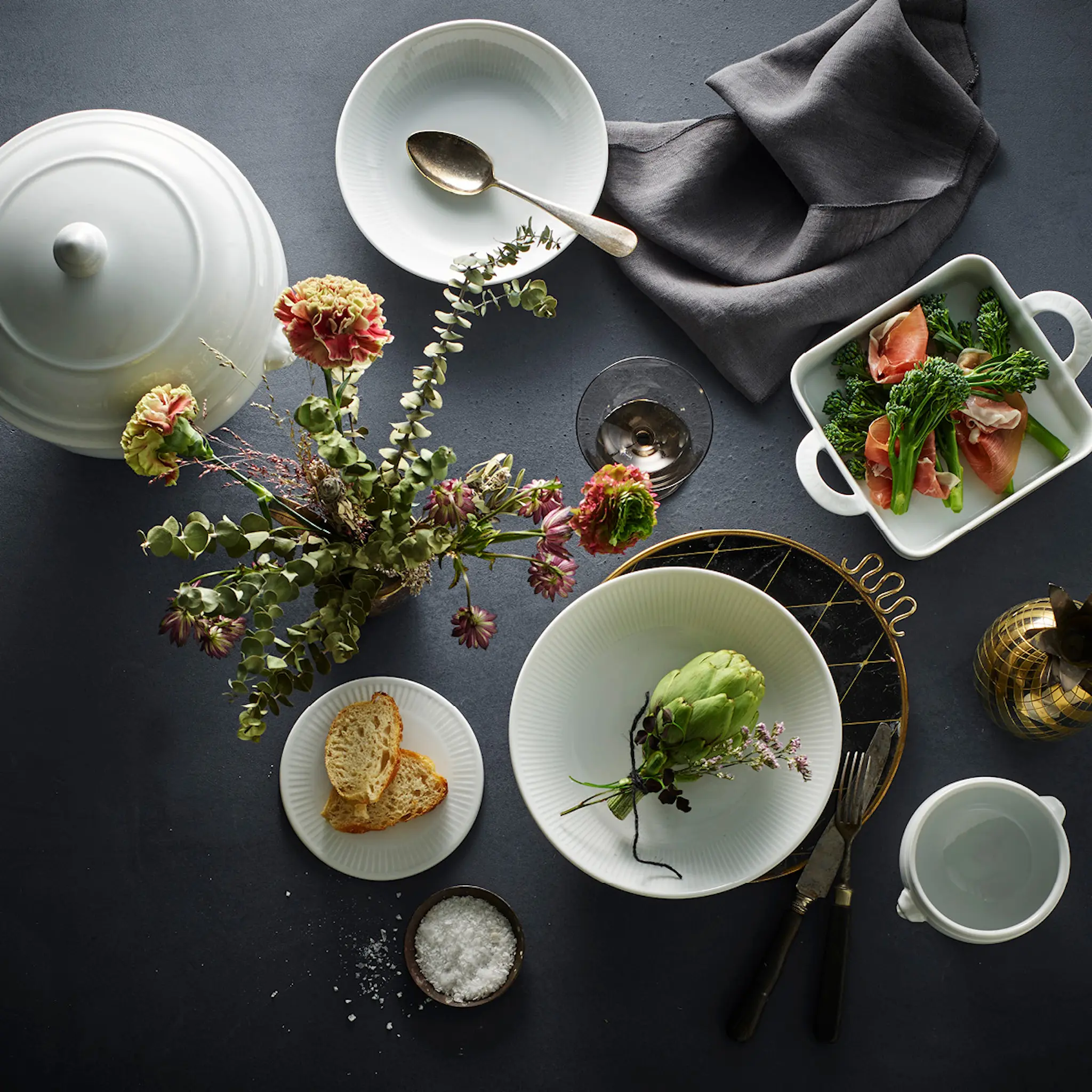 Pillivuyt Plissé Lautanen syvä 20 cm