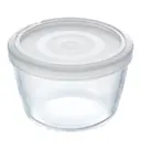 Cook & Freeze Glasskål med Lock 0,6 L Klar