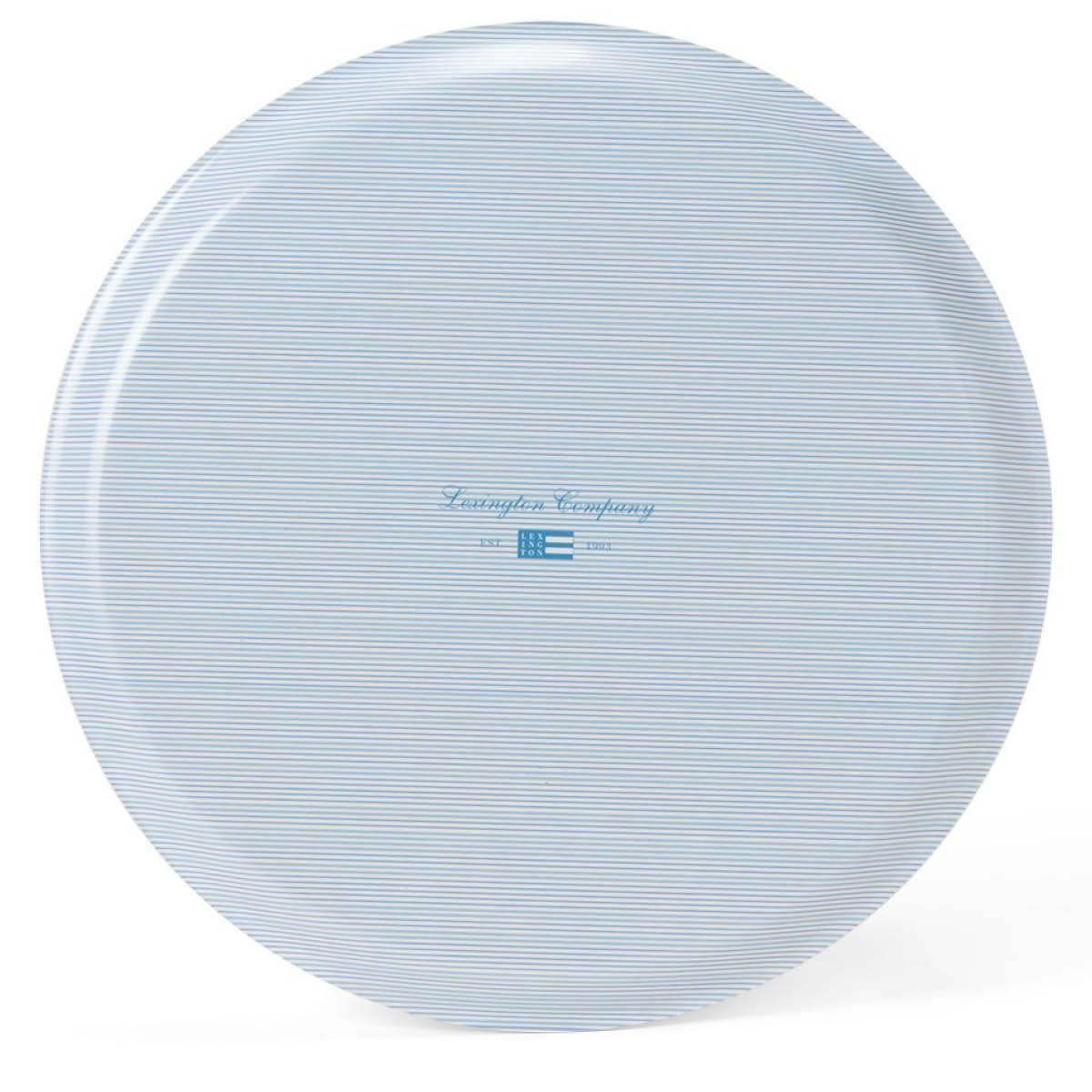 Lexington Rund bricka 38 cm vit/blå blommönster