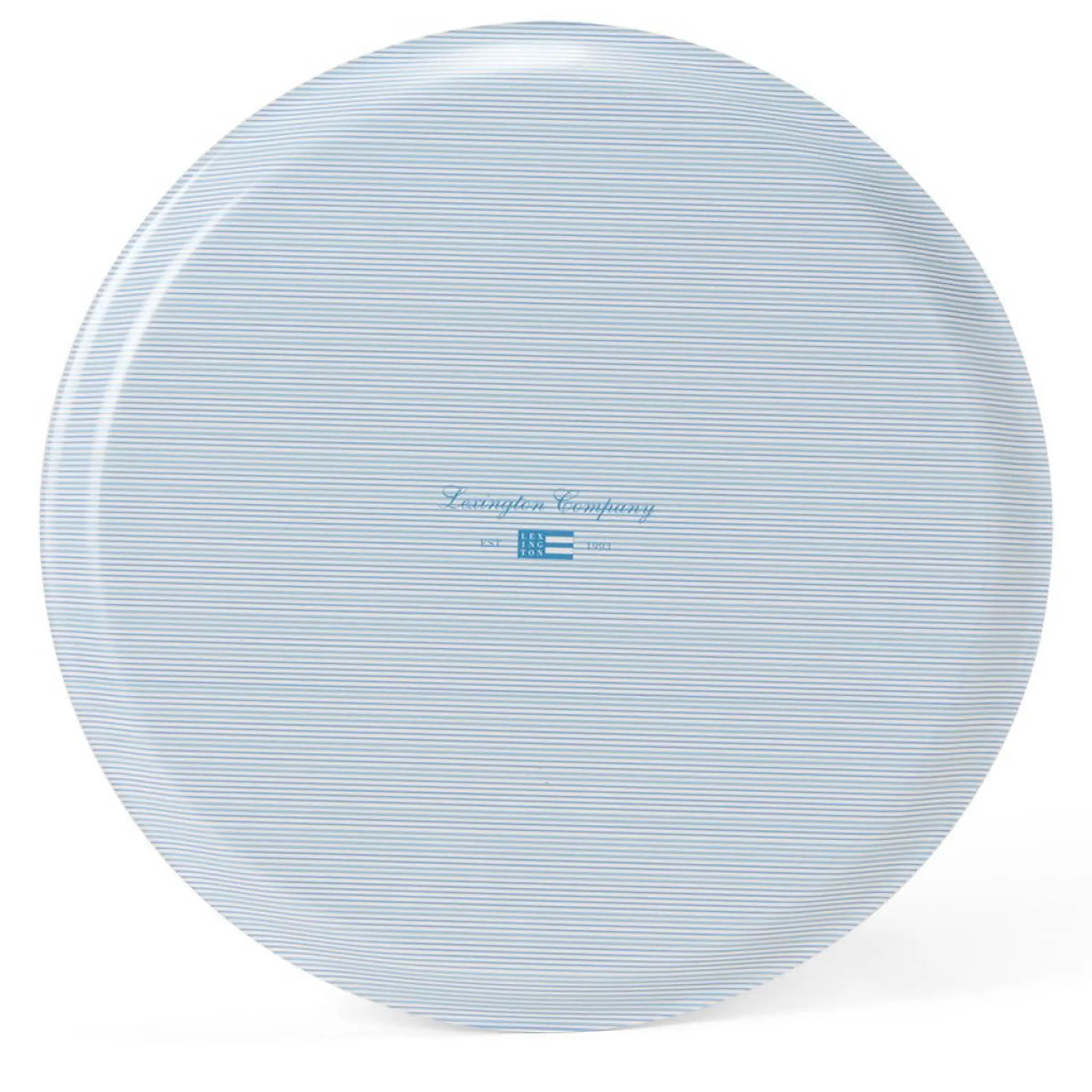 Lexington Rund bricka 38 cm vit/blå blommönster