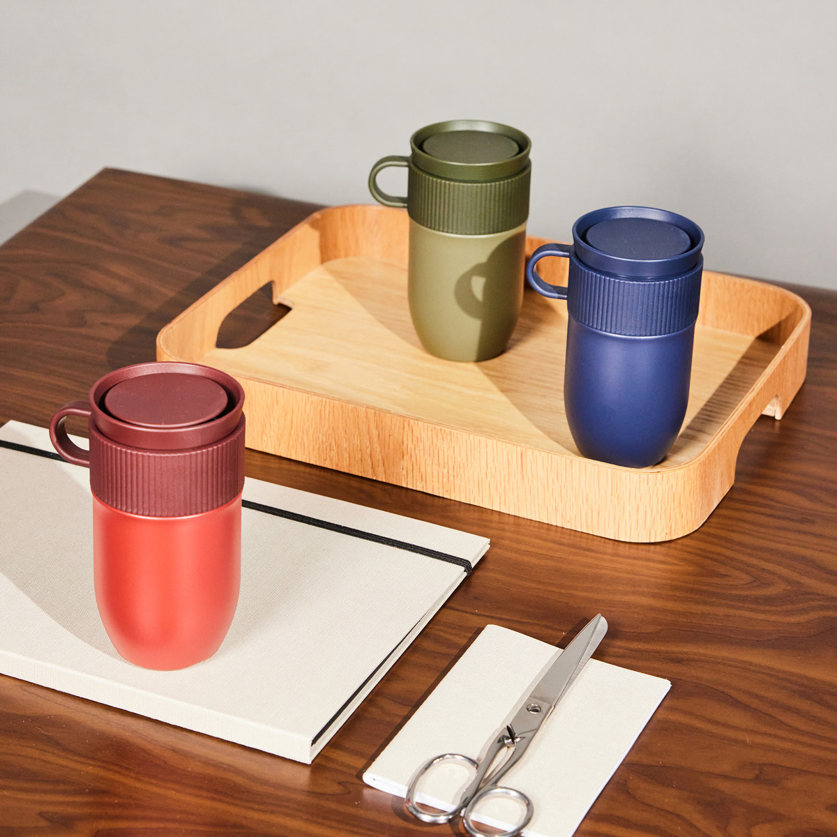 Sagaform Ted termosmugg 28 cl vinröd