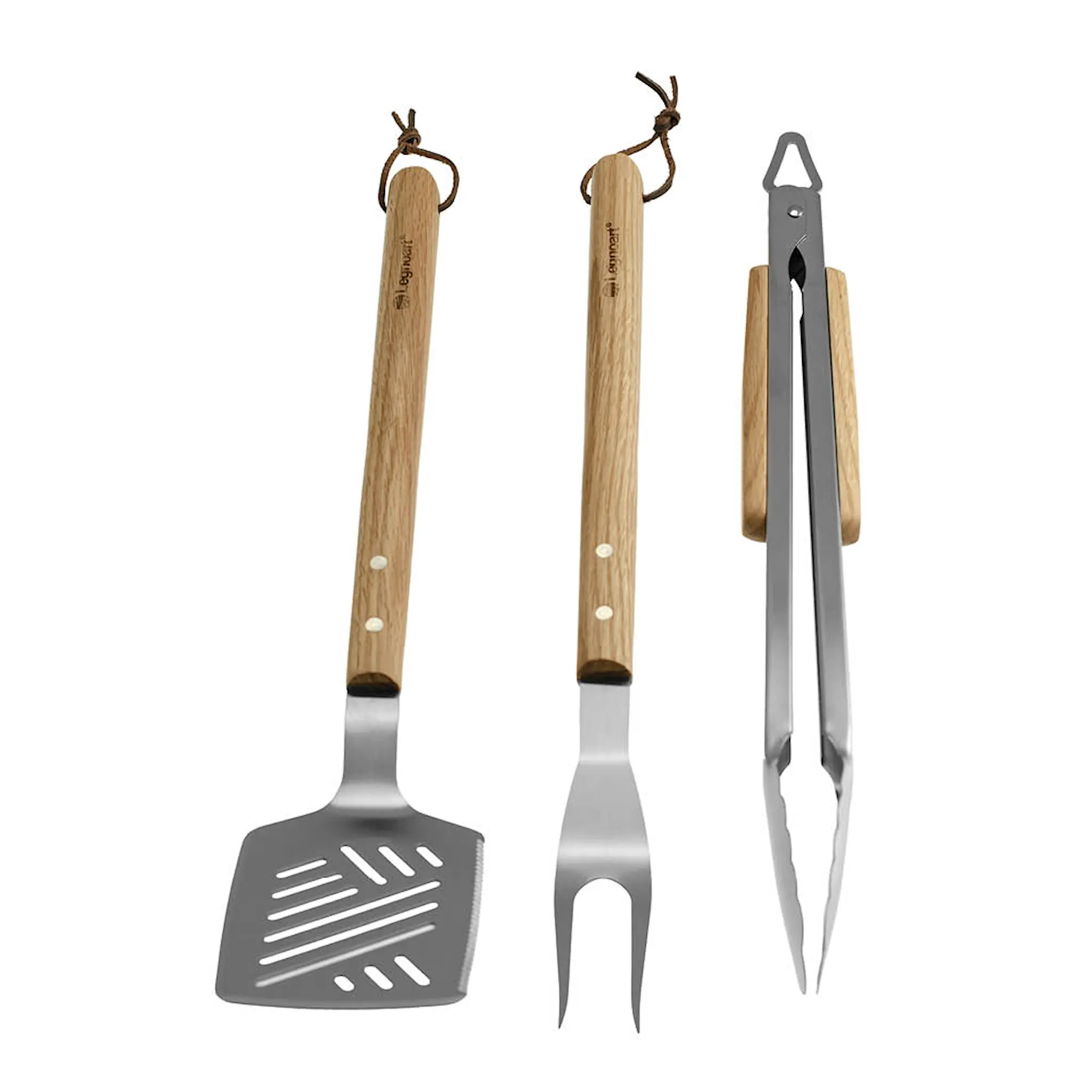Legnoart Sturdry BBQ grillset 3 delar ekträ