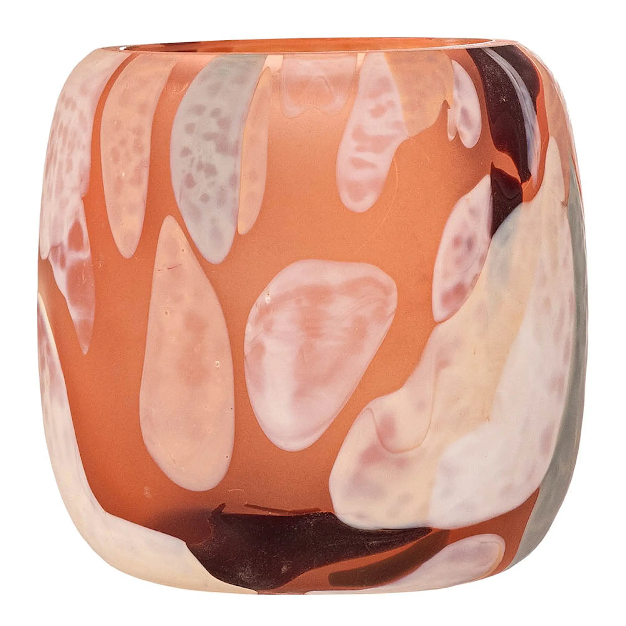 Bloomingville Ljuslykta Karan 9x9,5 cm rosa