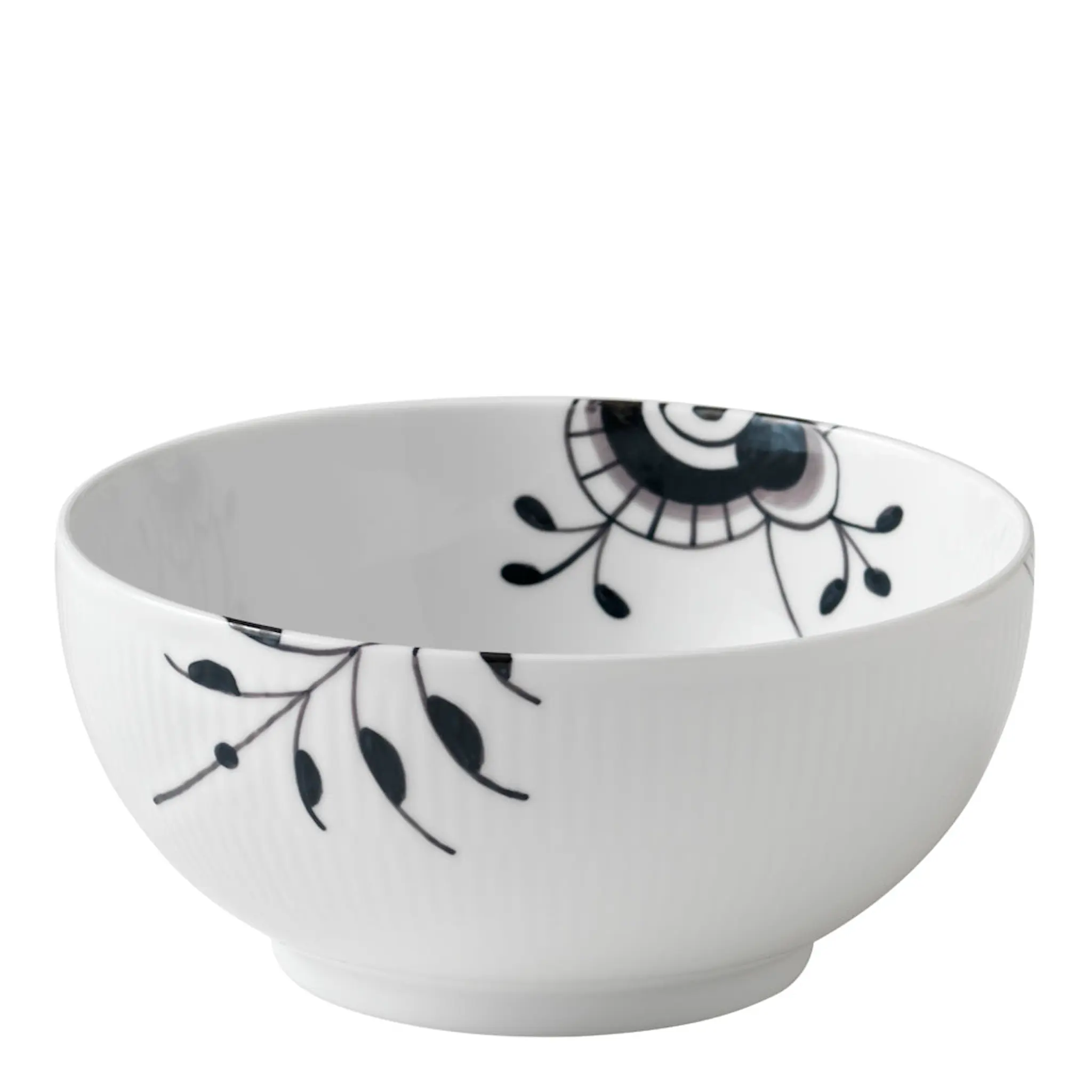 Royal Copenhagen Black Fluted Mega Skål 1,1 L