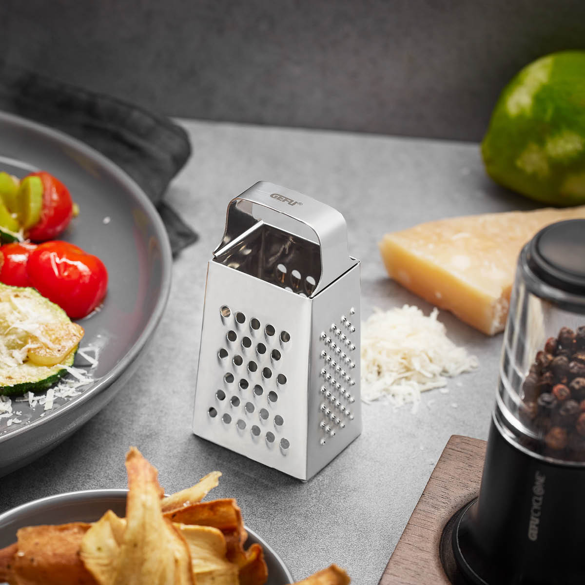 Gefu Cubi mini rivjärn 7,5 cm stål