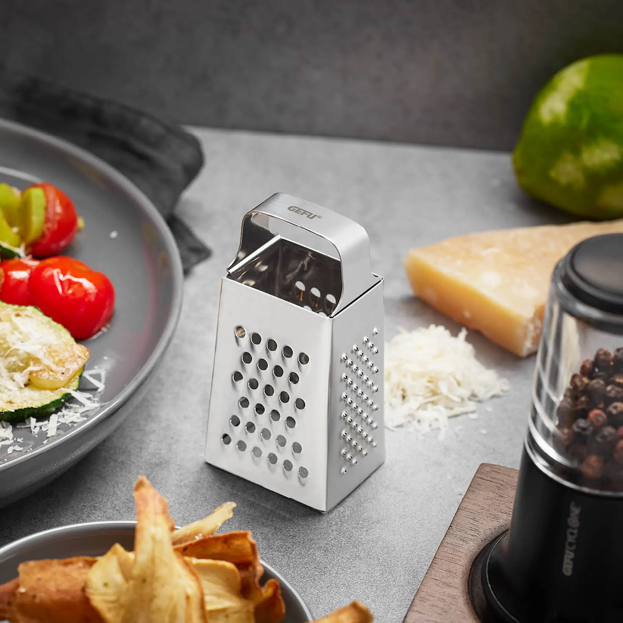 Gefu Cubi mini rivjärn 7,5 cm stål