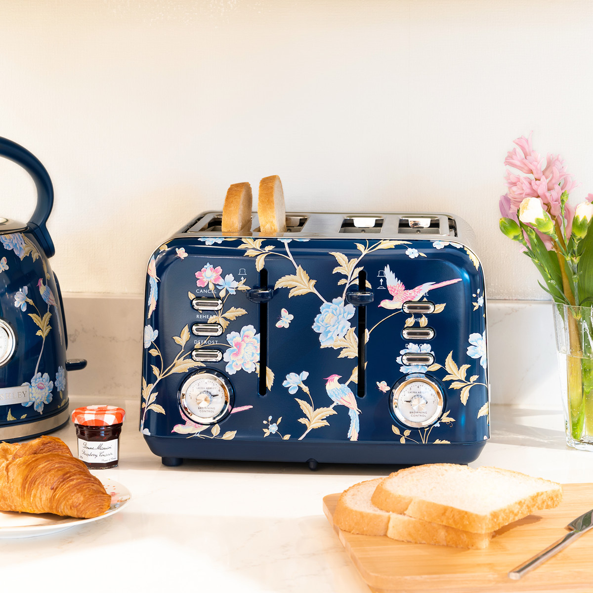 Laura Ashley Elveden Brödrost 4-skivor Blå