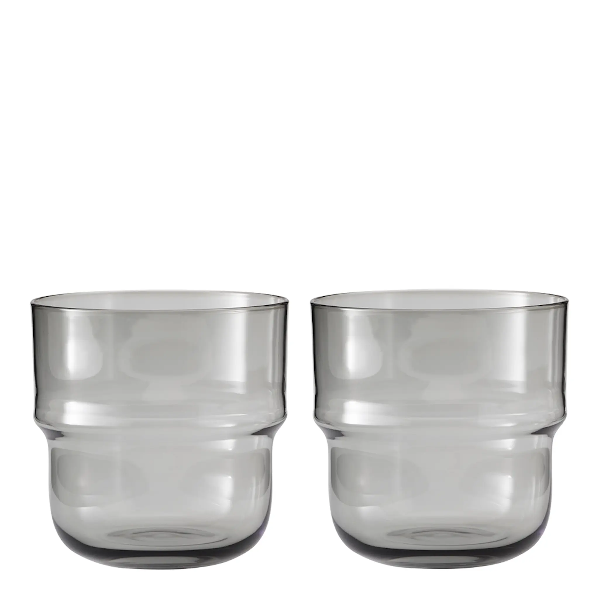 Design House Stockholm Unda Glas 2-pack Grå