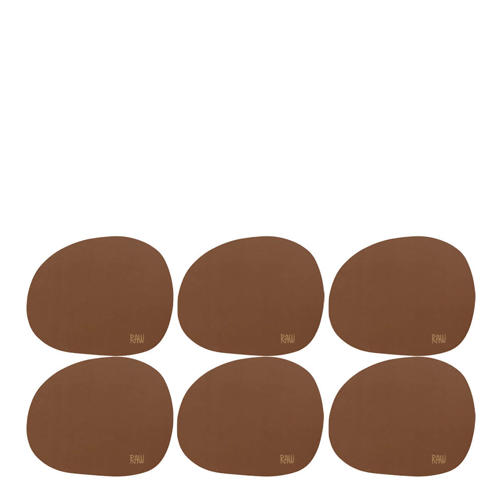 Aida - Raw Soft Lasinalunen silikoni 6 kpl Mocca