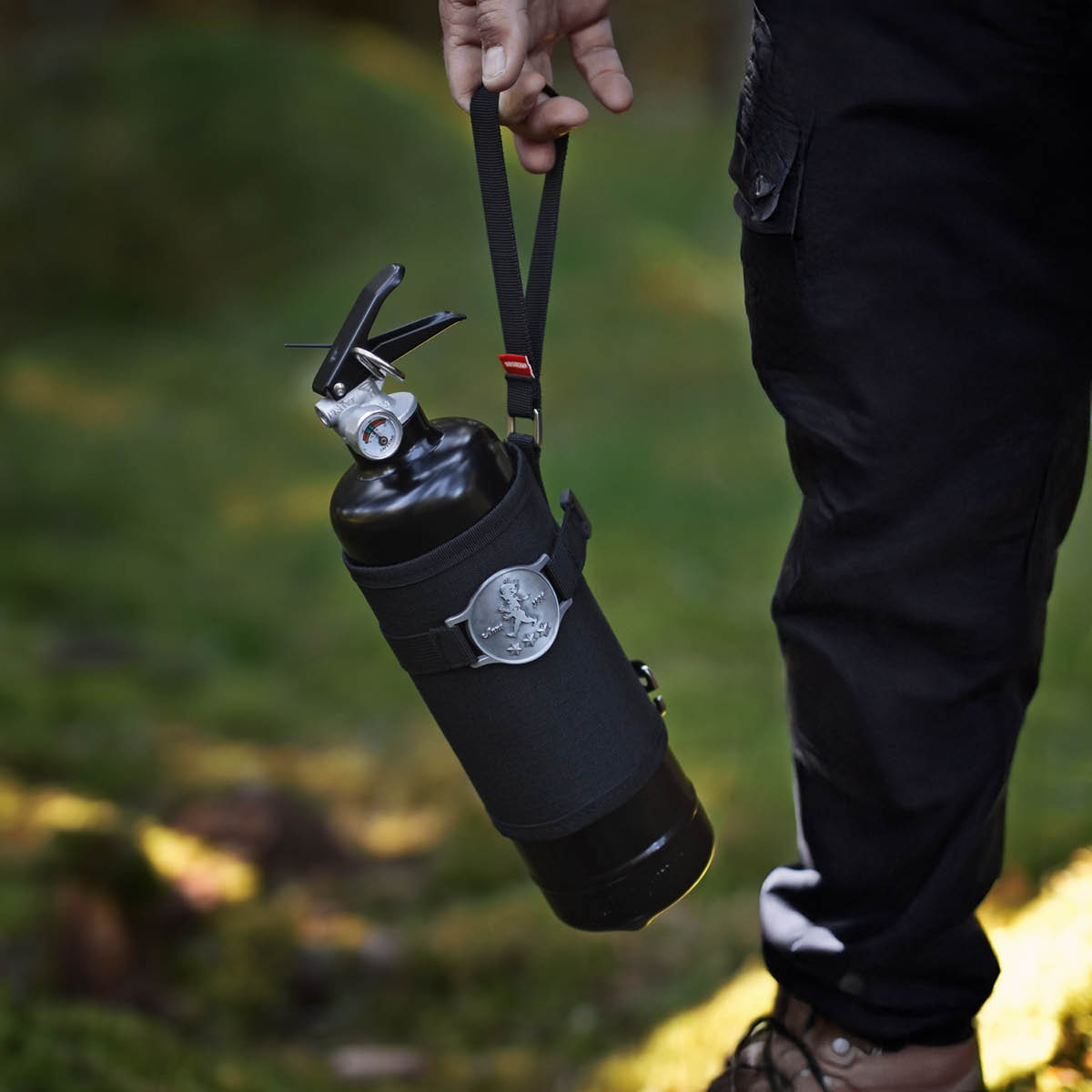 SOLSTICKAN Brannslukker 1 kg svart