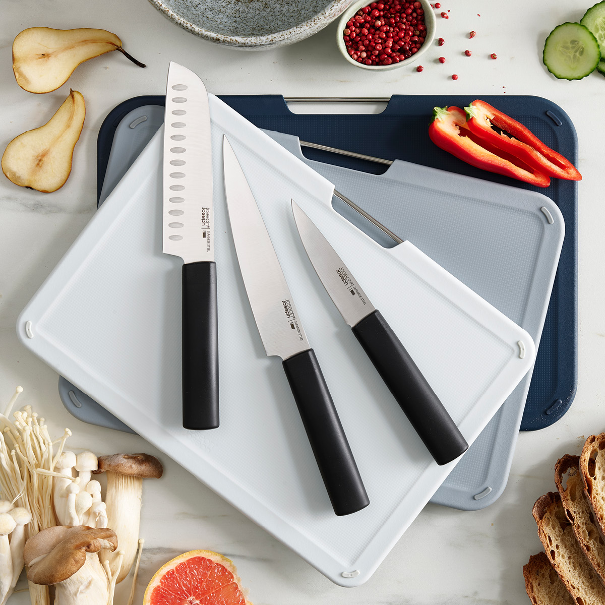 Joseph Joseph Skärbräda 35,5x33,5 cm Silver