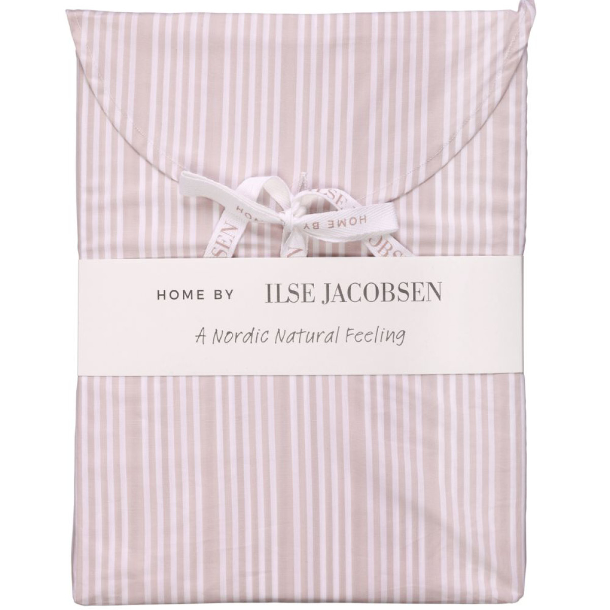 Home by Ilse Jacobsen Bedding Collection bäddset 140x220 cm + 50x70 cm powder rose stripes
