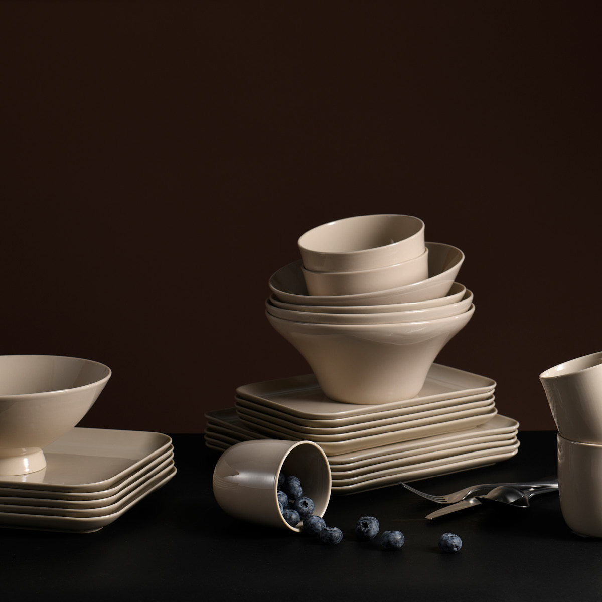 Modern House Nemo Lautanen suorakulmainen 24,5 cm Hiekka