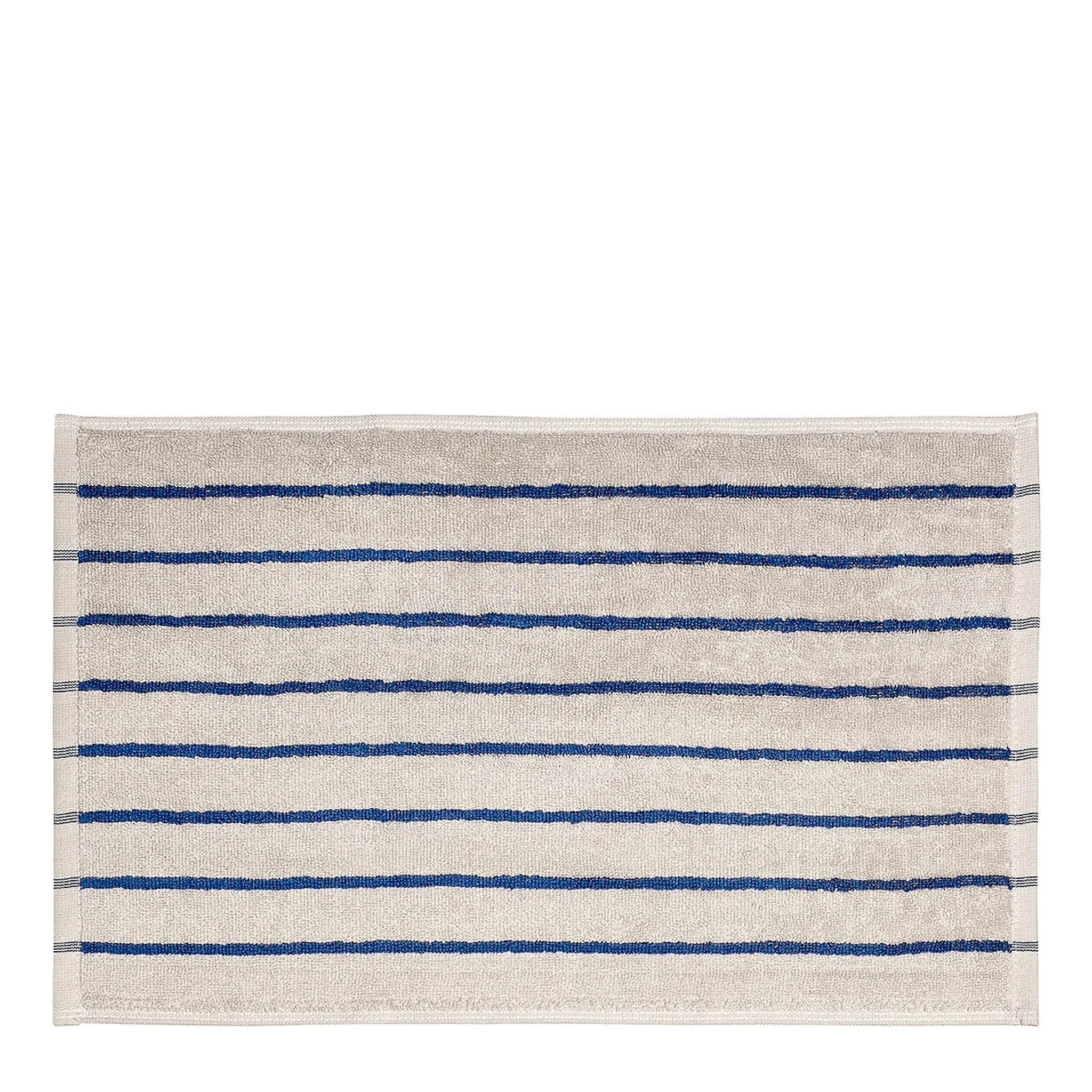 Blomus Arto gästhandduk 50x30 cm 2-pack beige/blå smalrandig