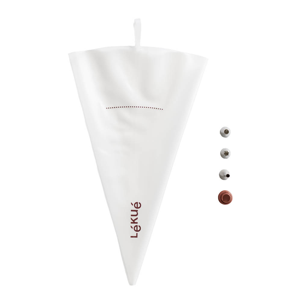 Lékué Spritsset 5 delar med 3 tyllar + koppling + spritspåse återanvändbar