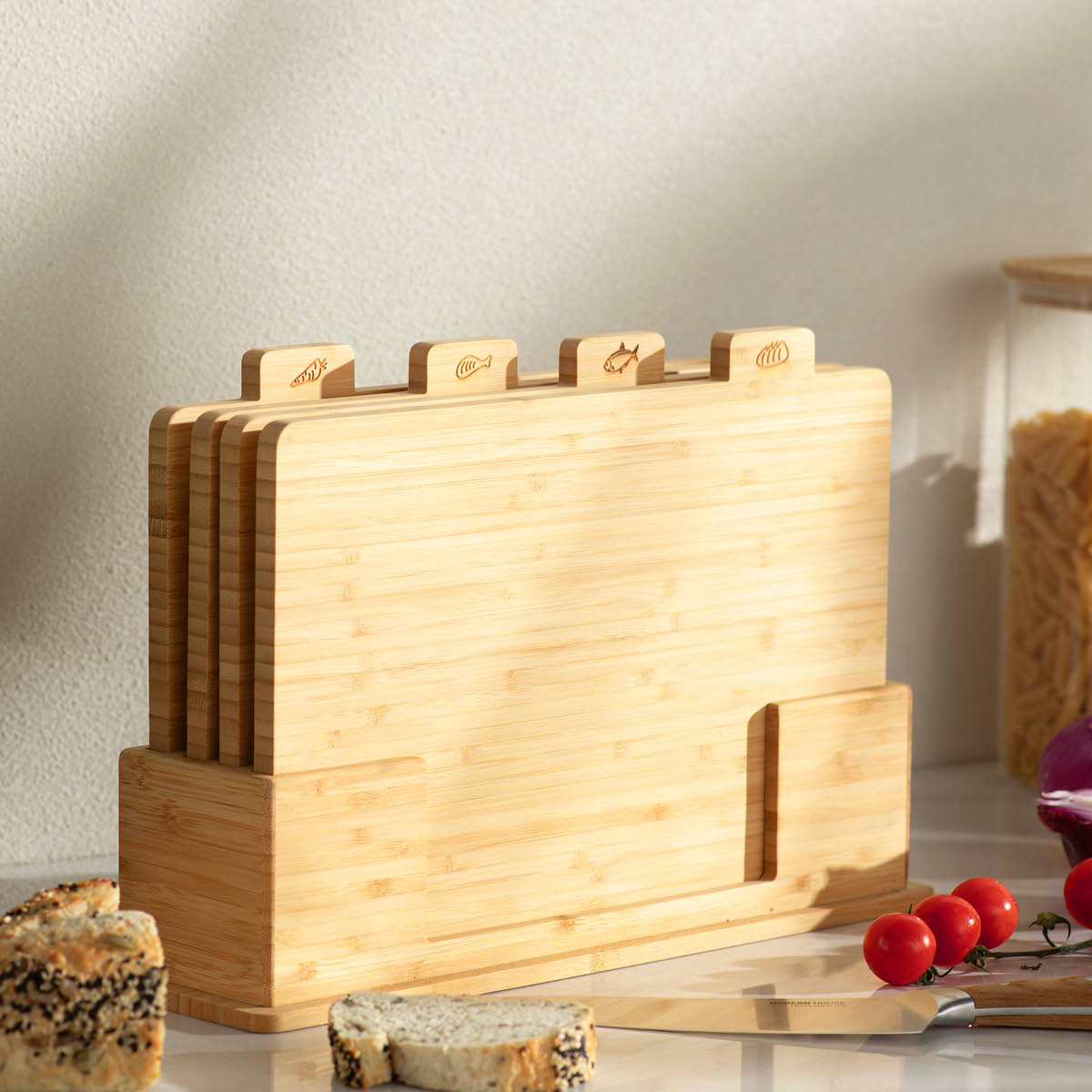 Modern House Kitchen Things skärbräda 35x23 cm 4-pack bambu