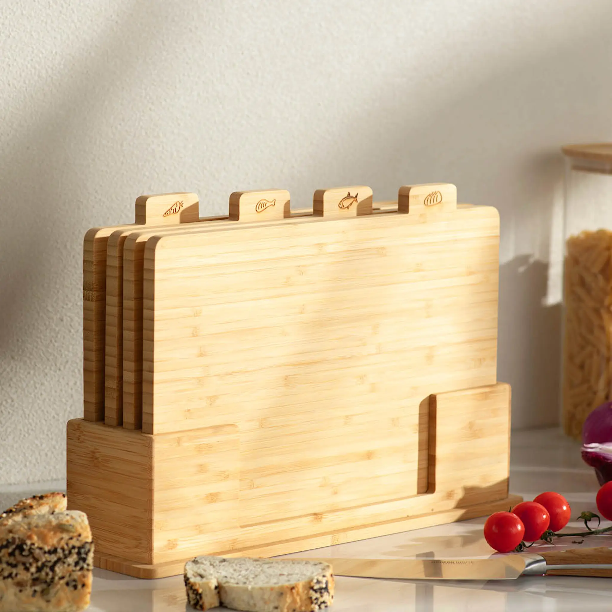 Modern House Kitchen Things skärbräda 35x23 cm 4-pack bambu
