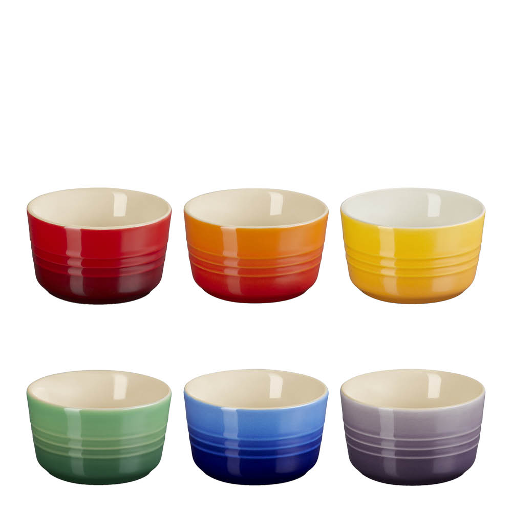 Le Creuset - Rainbow ramekki mini 10 cl 6 kpl
