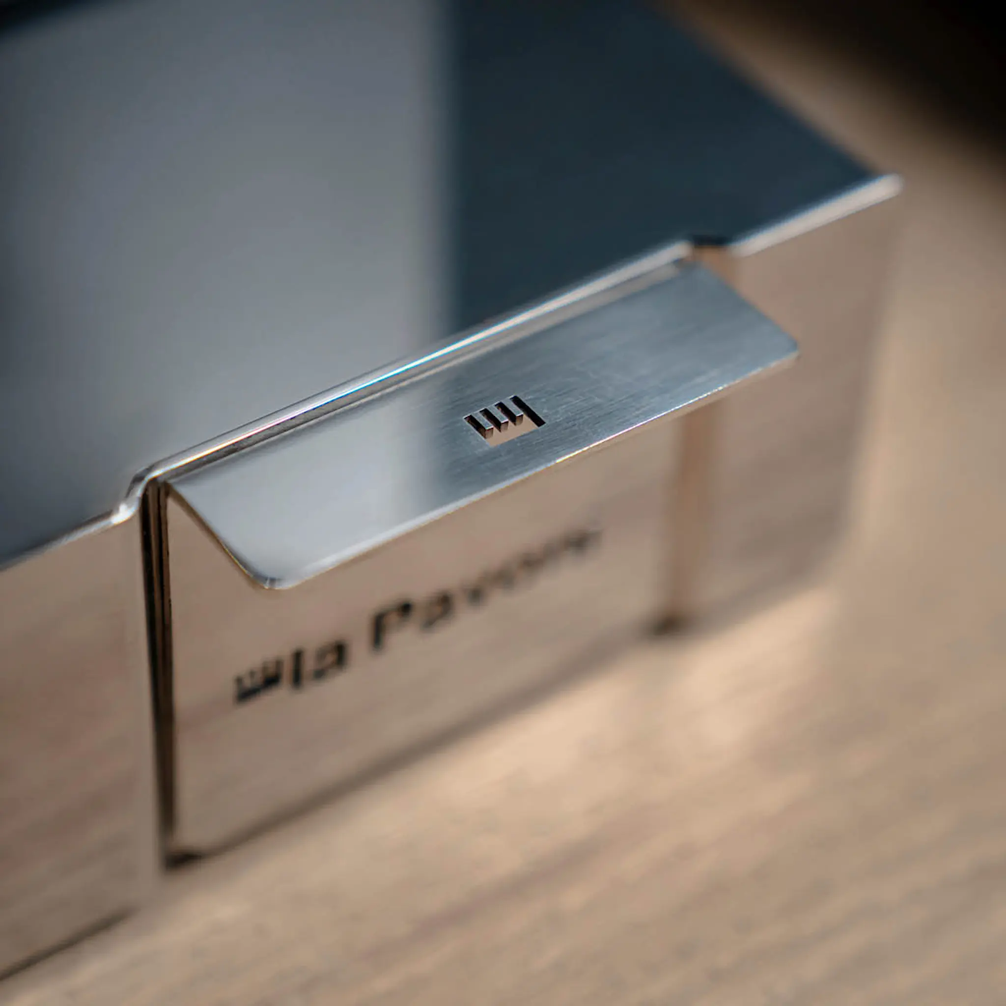 La Pavoni Knock Box låda för espresso 24x13 cm rostfritt stål