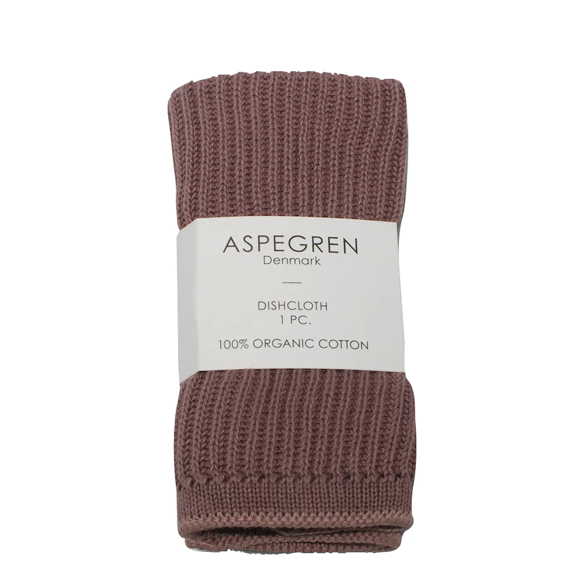 Aspegren Ripple disktrasa stickad 26x26 cm elderberry