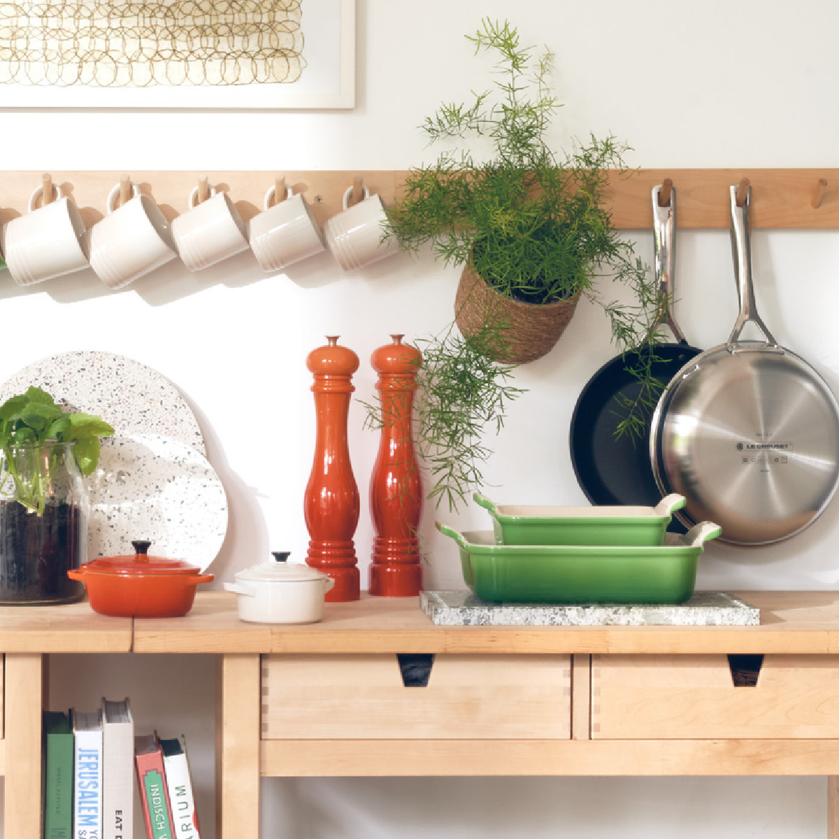 Le Creuset Heritage Uunivuoka 26x19 cm Bamboo